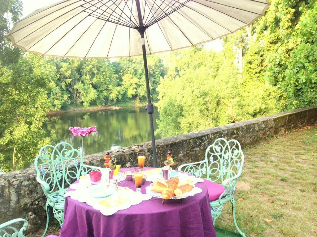La Rebiere D'Or, B&B Et Gite Mouleydier Bagian luar foto